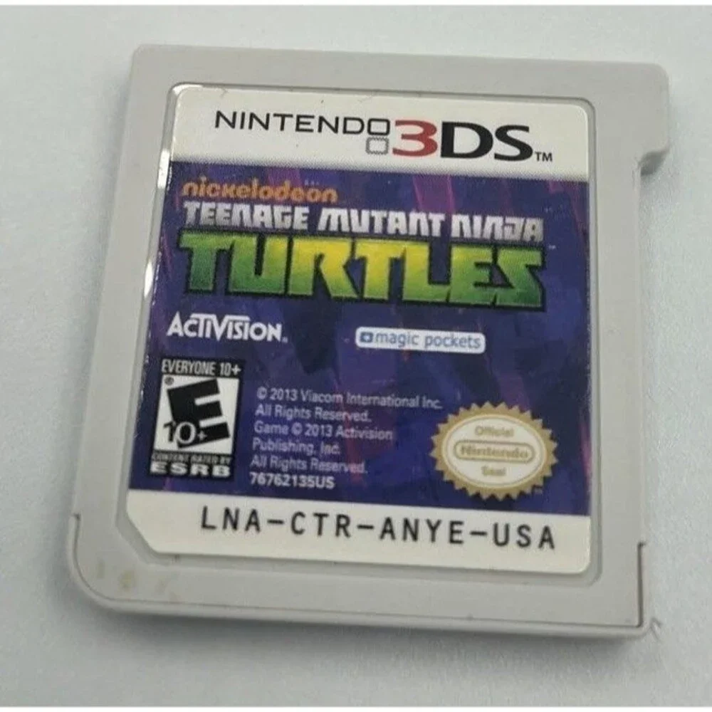 Teenage Mutant Ninja Turtles Nintendo 3DS Game Only Tested Works